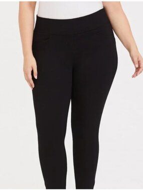 Torrid Black Ponte Slim Pixie Pants - High Rise - Size 2 (2X)
